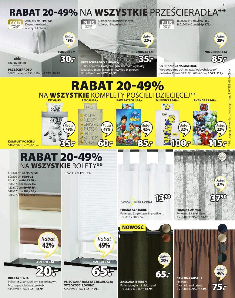 Gazetka promocyjna Jysk str. 13